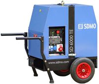 Бензиновые и дизельные портативные генераторы SDMO в шумозащитных кожухах